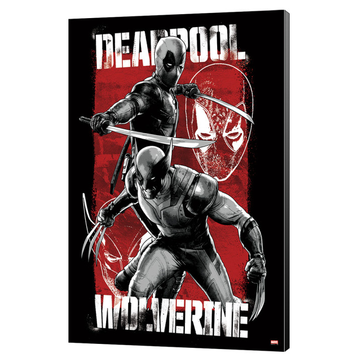 Tableau Deadpool & Wolverine 03 - 35x50cm - Maximum Effort