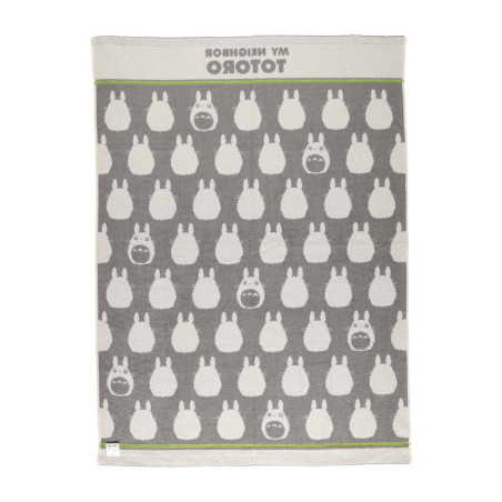 Plaid Silhouette Totoro Gris 85x115 cm - Mon Voisin Totoro