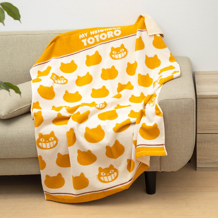 Plaid Silhouette Chatbus 85x115 cm - Mon Voisin Totoro