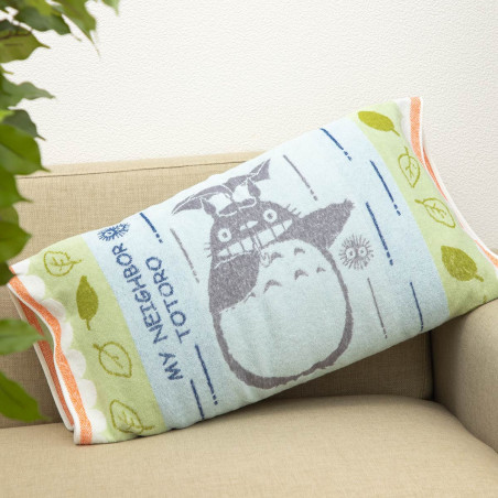 Taie d'oreiller Totoro parapluie  - Mon Voisin Totoro