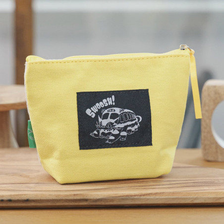 Trousse brodée Totoro Gris et Bleu - Mon Voisin Totoro
