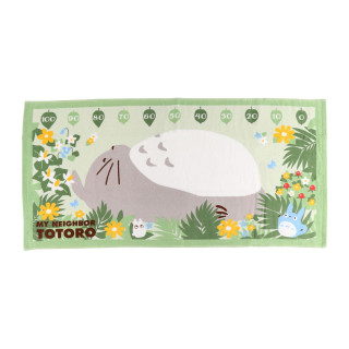 Grande Serviette Toise Totoro se repose 60x120 cm - Mon Voisin Totoro