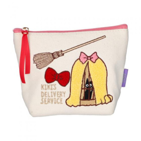 Trousse brodée Jiji en cage - Kiki la petite sorcière