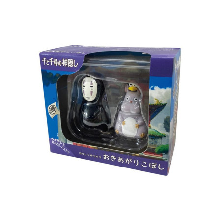 Round Bottomed Figurines No Face & Boh Mouse - Spirited Away