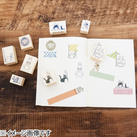 Mei Wood stamps - My Neighbor Totoro