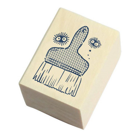 Tampons en bois Noiraudes & Pinceau - Mon Voisin Totoro
