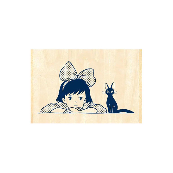 Tampons en bois Kiki & Jiji - Kiki la petite sorcière