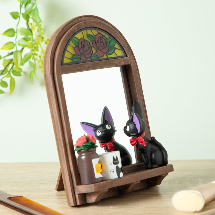 Miroir Jiji devant la glace - Kiki la petite sorcière