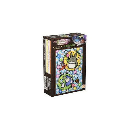 Stained glass Puzzle 208P Totoro's happiness - My Neighbor Totoro