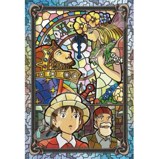 Puzzle Vitrail 300P Horloge de Chikyuya - Si tu tends l'oreille