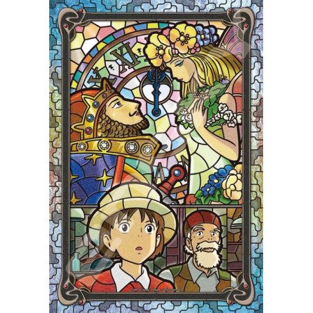 Stained glass Puzzle 300P Antique Shop Chikyuya's Clock - Whisper of 