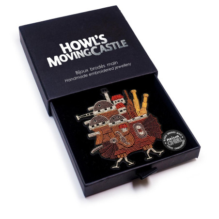 Embroidered Jewel Brooch Castle - Howl’s Moving Castle