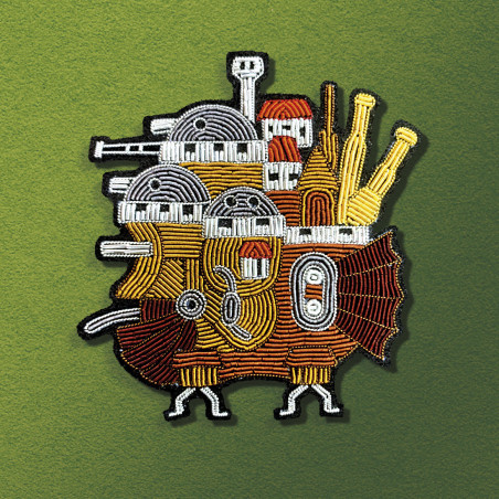 Embroidered Jewel Brooch Castle - Howl’s Moving Castle