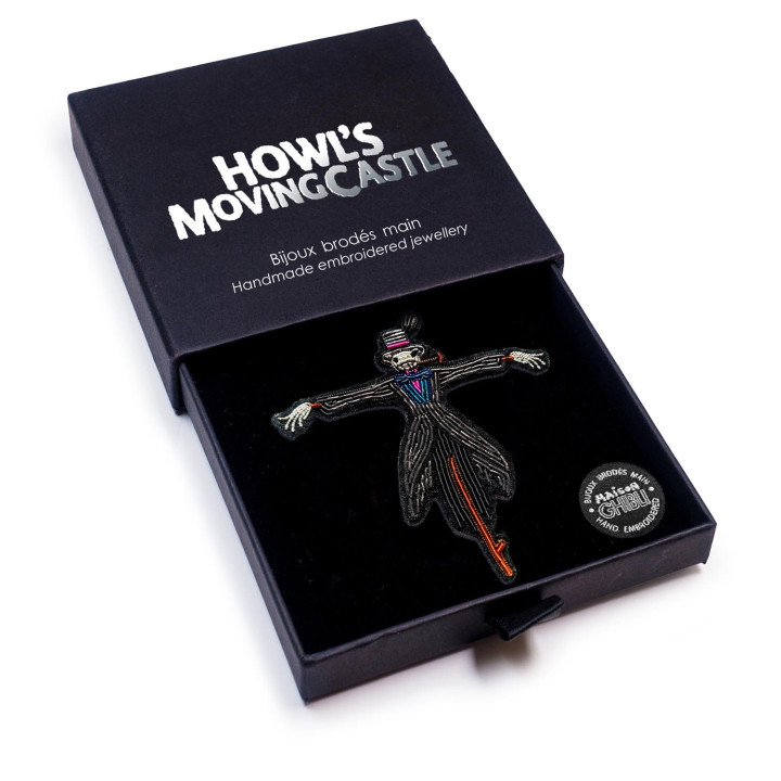 Broche Canetille Épouvantail - Le Château Ambulant