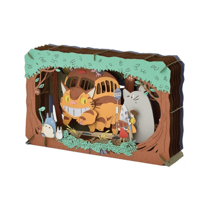 Théâtre de papier L’arrivée du Chatbus - Mon Voisin Totoro