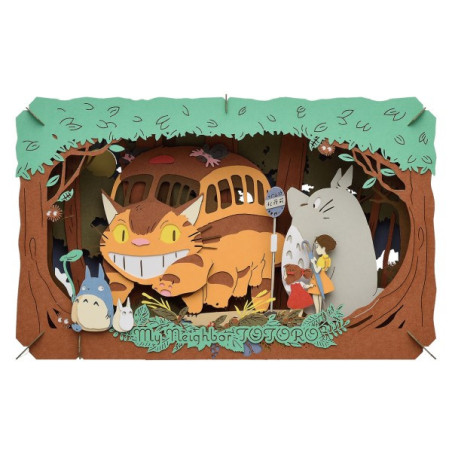 Théâtre de papier L’arrivée du Chatbus - Mon Voisin Totoro