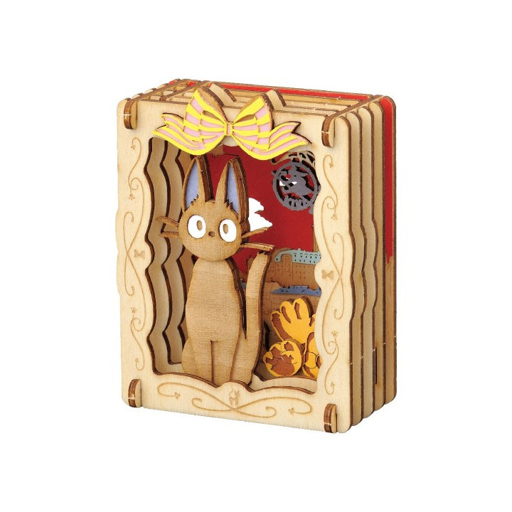 Théâtre de papier Style bois Jiji Boulangerie - Kiki la petite sorciè