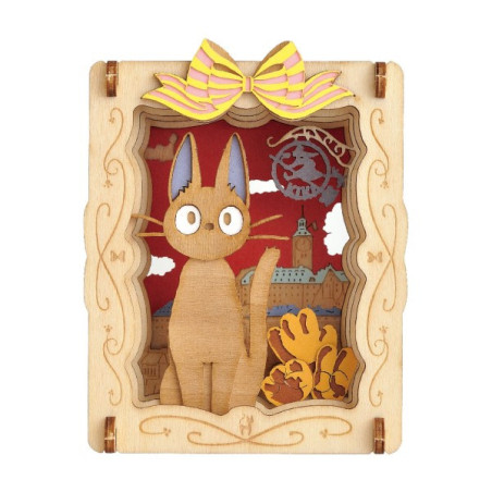 Théâtre de papier Style bois Jiji Boulangerie - Kiki la petite sorciè