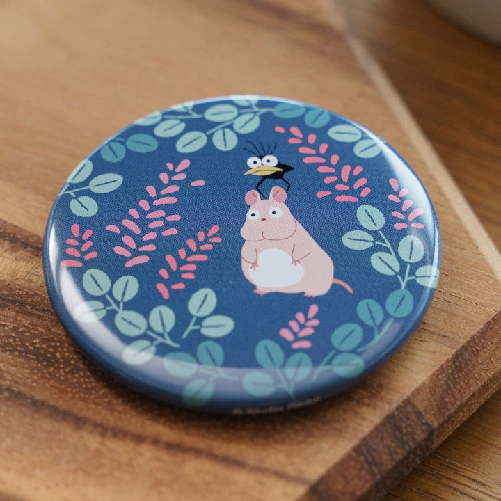 Badge Boh Mouse & Oiseau - Le Voyage de Chihiro