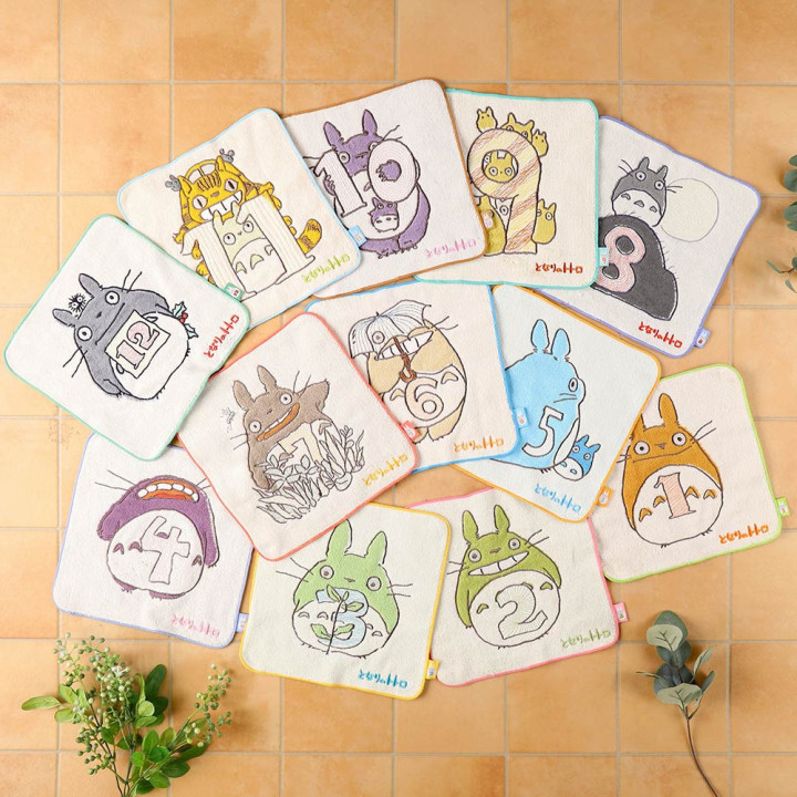 Mini Towel Totoro Birthday 1 25x25 cm - My Neighbor Totoro