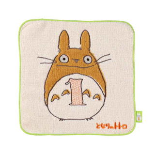 Mini Serviette Totoro anniversaire 1 25x25 cm - Mon Voisin Totoro
