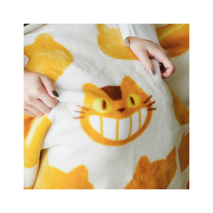 Plaid Silhouette Chatbus 70x100 cm - Mon Voisin Totoro
