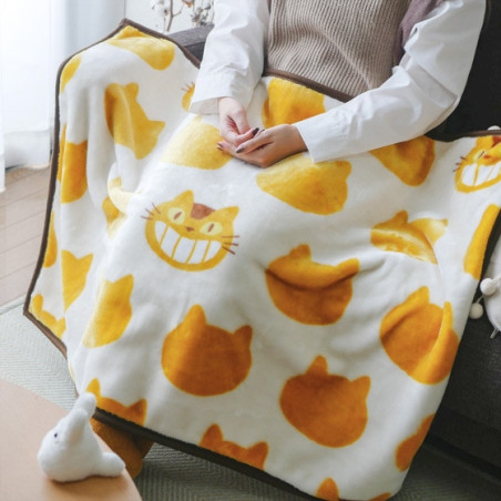 Plaid Silhouette Chatbus 70x100 cm - Mon Voisin Totoro