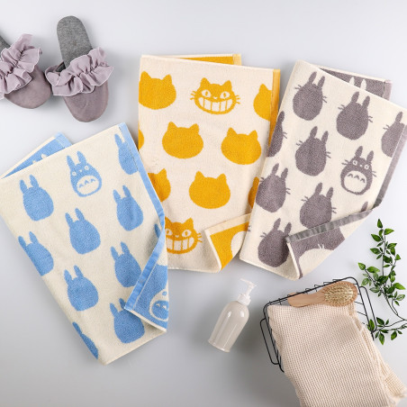 Large Bath Towel Catbus Silhouette 50x60 cm - My Neighbor Totoro