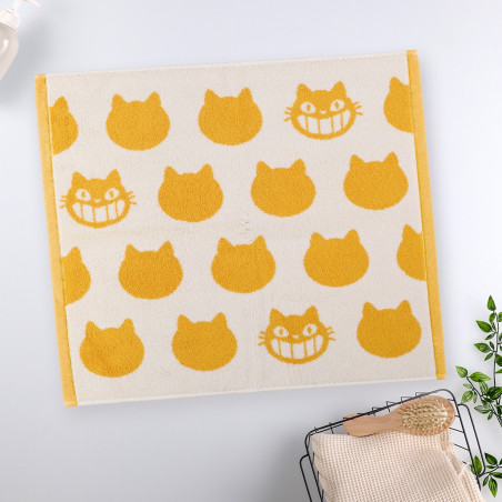Large Bath Towel Catbus Silhouette 50x60 cm - My Neighbor Totoro