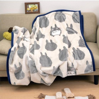 Grande couverture Totoro silhouette 200x140 cm - Mon Voisin Totoro