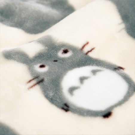 Plaid Silhouette Totoro Gris 70x100 cm - Mon Voisin Totoro