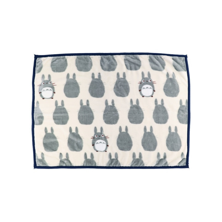 Plaid Silhouette Totoro Gris 70x100 cm - Mon Voisin Totoro