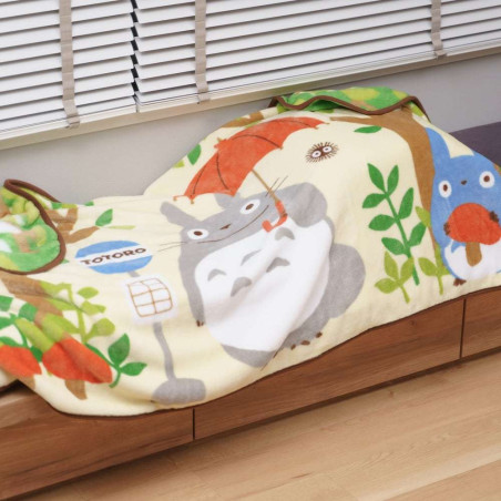 Couverture longue Totoro Arrêt de bus - Mon Voisin Totoro