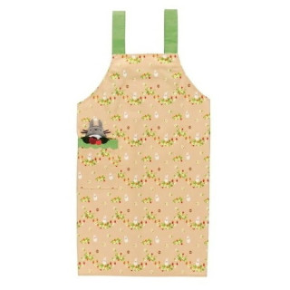 Tablier Fraises & Fleurs Sauvages 85x100 cm - Mon Voisin Totoro
