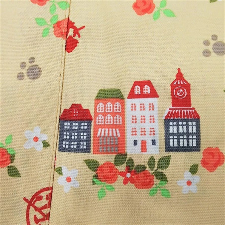 Tablier Rose & Château 85x100 cm - Kiki la petite sorcière