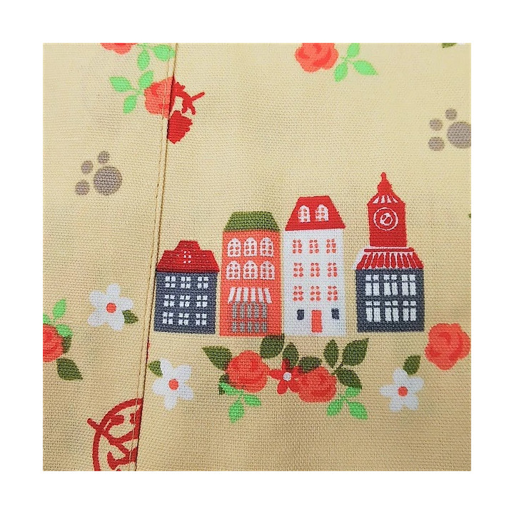 Tablier Rose & Château 85x100 cm - Kiki la petite sorcière