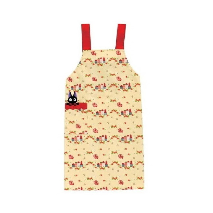 Tablier Rose & Château 85x100 cm - Kiki la petite sorcière