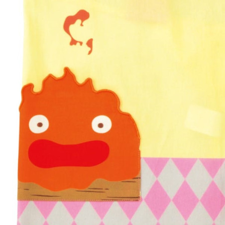 Calcifer & Flower Apron 85x100 cm - Howl’s Moving Castle