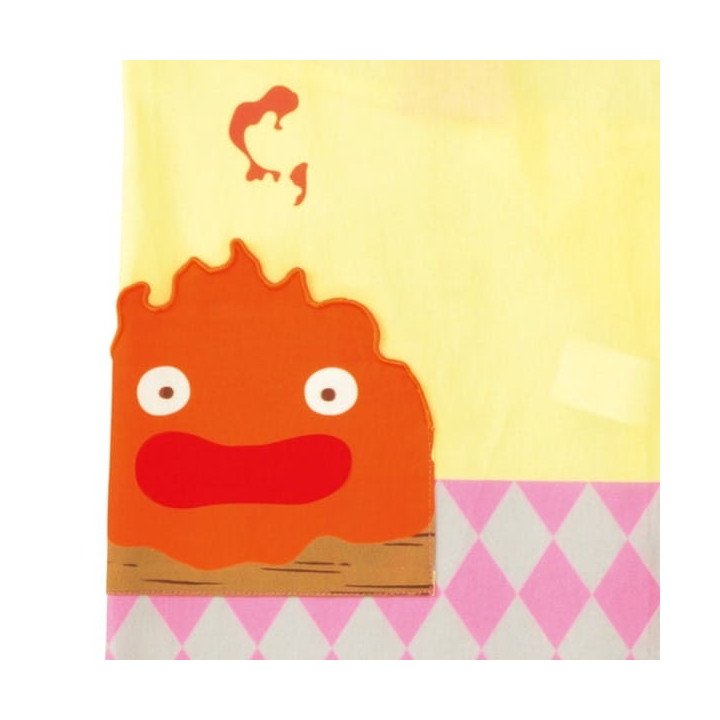 Calcifer & Flower Apron 85x100 cm - Howl’s Moving Castle