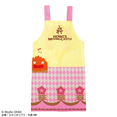 Calcifer & Flower Apron 85x100 cm - Howl’s Moving Castle
