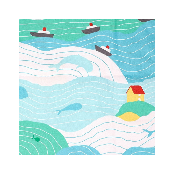 Tablier Plein de Ponyos 84x61,5 cm - Ponyo sur la falaise