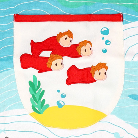 Ponyos everywhere Apron 84x61,5 cm - Ponyo on the Cliff