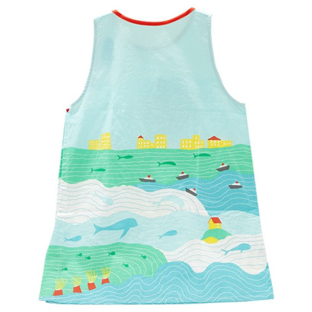 Ponyos everywhere Apron 84x61,5 cm - Ponyo on the Cliff