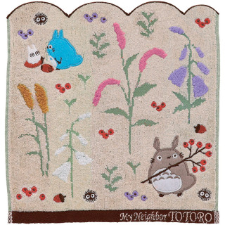 Mini Towel A moment in Autumn 25x25 cm - My Neighbor Totoro