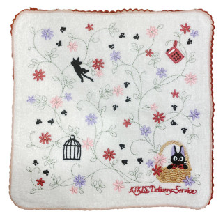 Mini Towel Jiji's garden time 25x25 cm - Kiki’s Delivery Service
