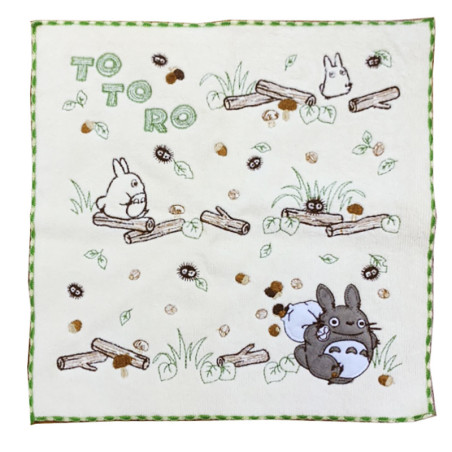 Mini Serviette Sentier de Totoro 25x25 cm - Mon Voisin Totoro
