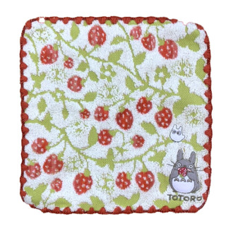 Mini Towel Strawberry  forest 25x25 cm - My Neighbor Totoro