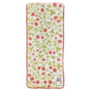 Serviette Forêt de fraises 34x80 cm - Mon Voisin Totoro