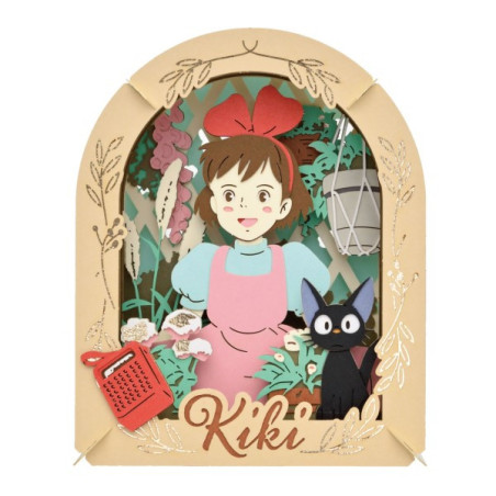 Théâtre de papier Flower garden - Kiki la petite sorcière