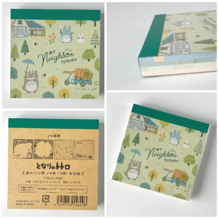 Bloc mémo Totoro Forêt - Mon Voisin Totoro